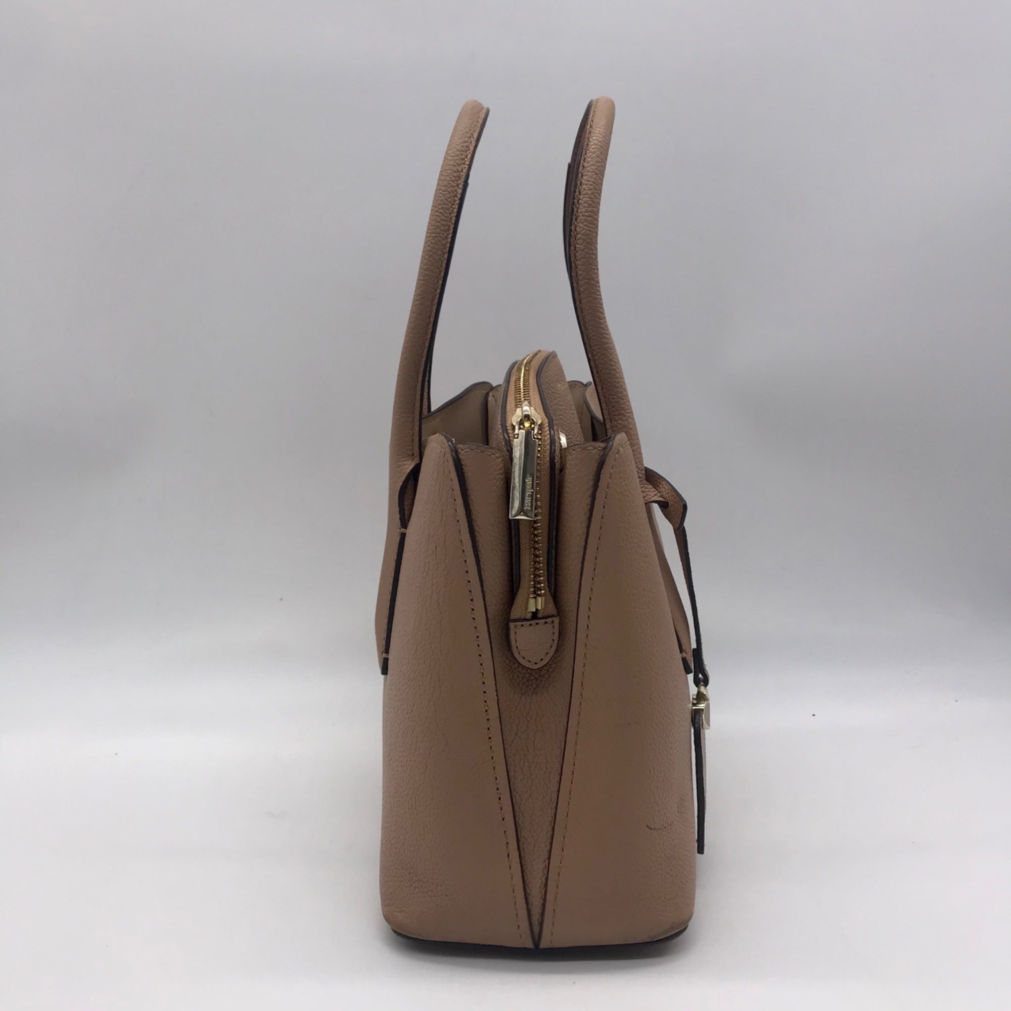 Kate Spade Tan Leather Margaux Satchel