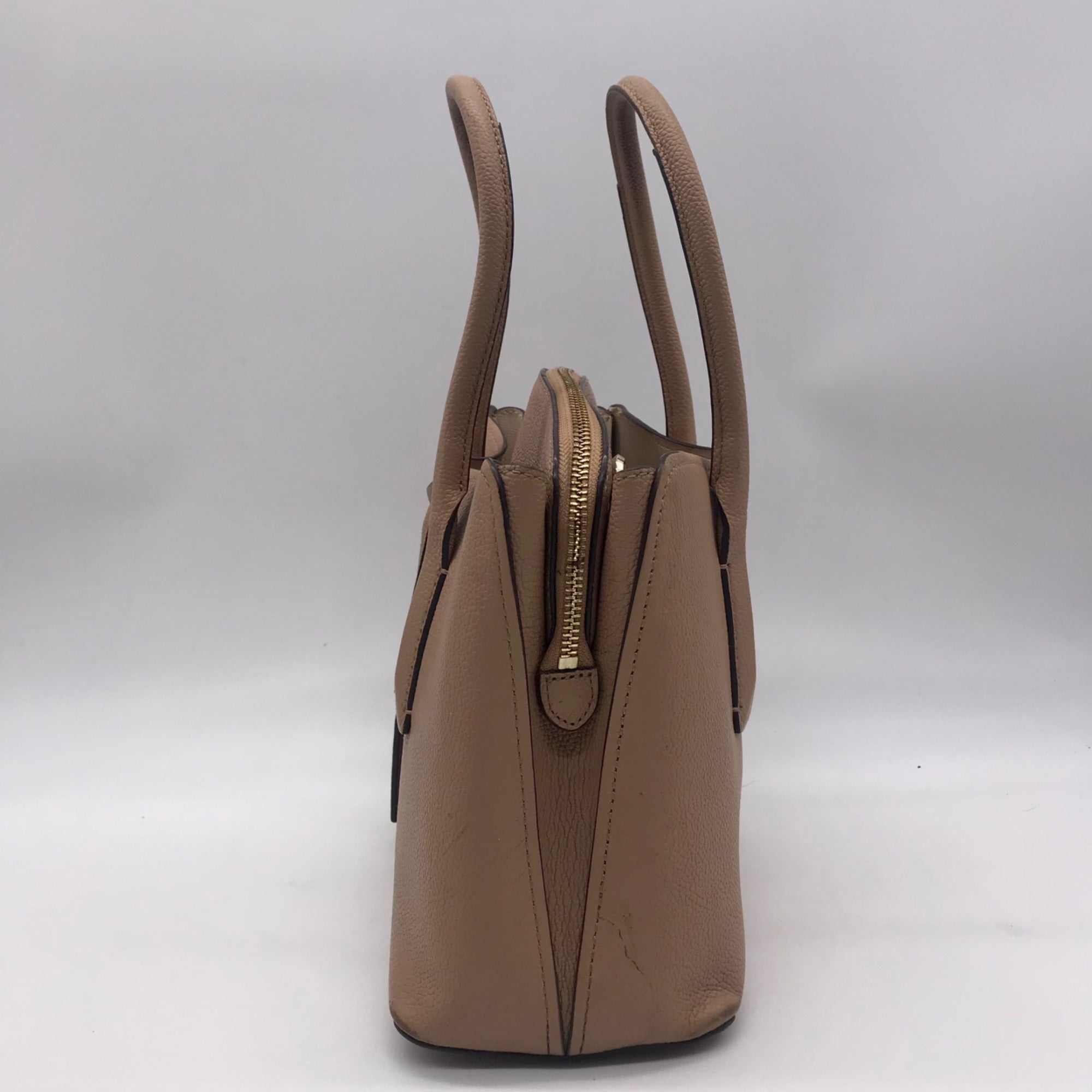 Kate Spade Tan Leather Margaux Satchel