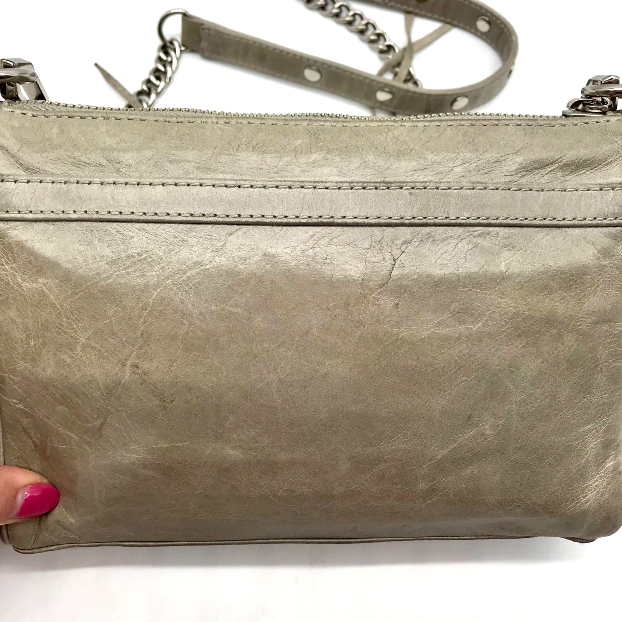 Rebecca Minkoff Mini M.A.C Sage Green Leather Crossbody