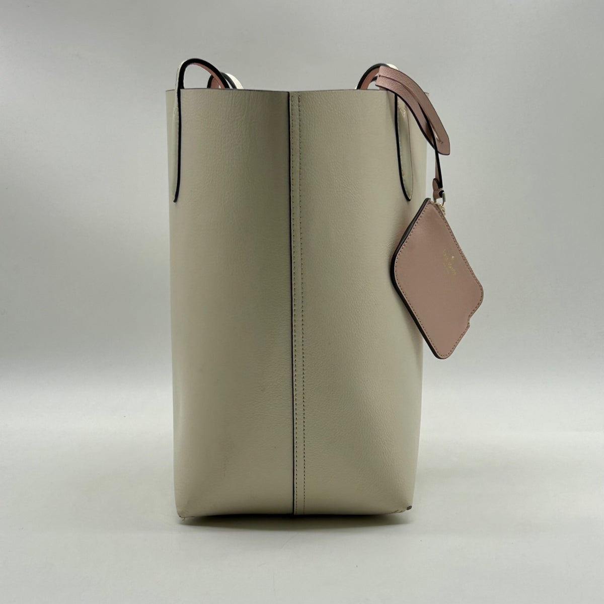 Kate Spade Ivory Pebbled Leather Reversible Tote