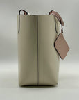 Kate Spade Ivory Pebbled Leather Reversible Tote