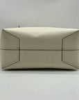Kate Spade Ivory Pebbled Leather Reversible Tote