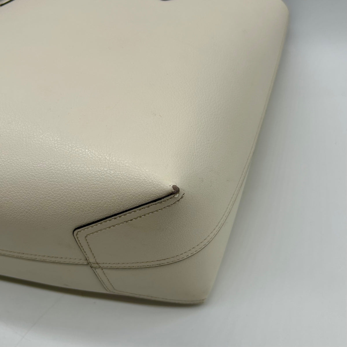 Kate Spade Ivory Pebbled Leather Reversible Tote