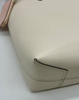 Kate Spade Ivory Pebbled Leather Reversible Tote