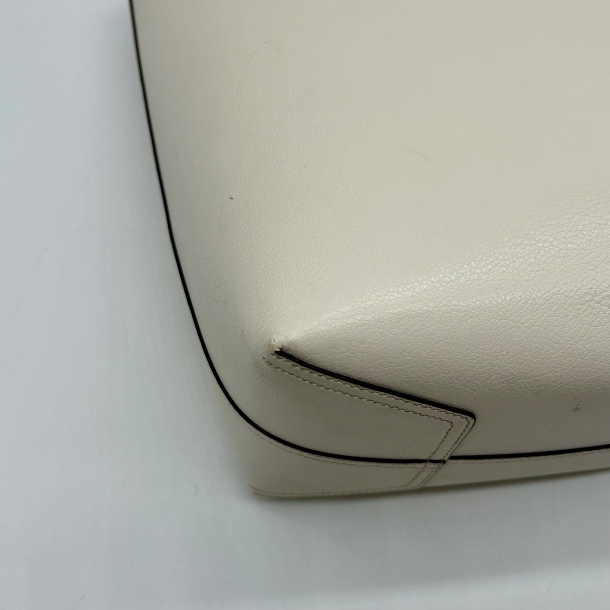 Kate Spade Ivory Pebbled Leather Reversible Tote