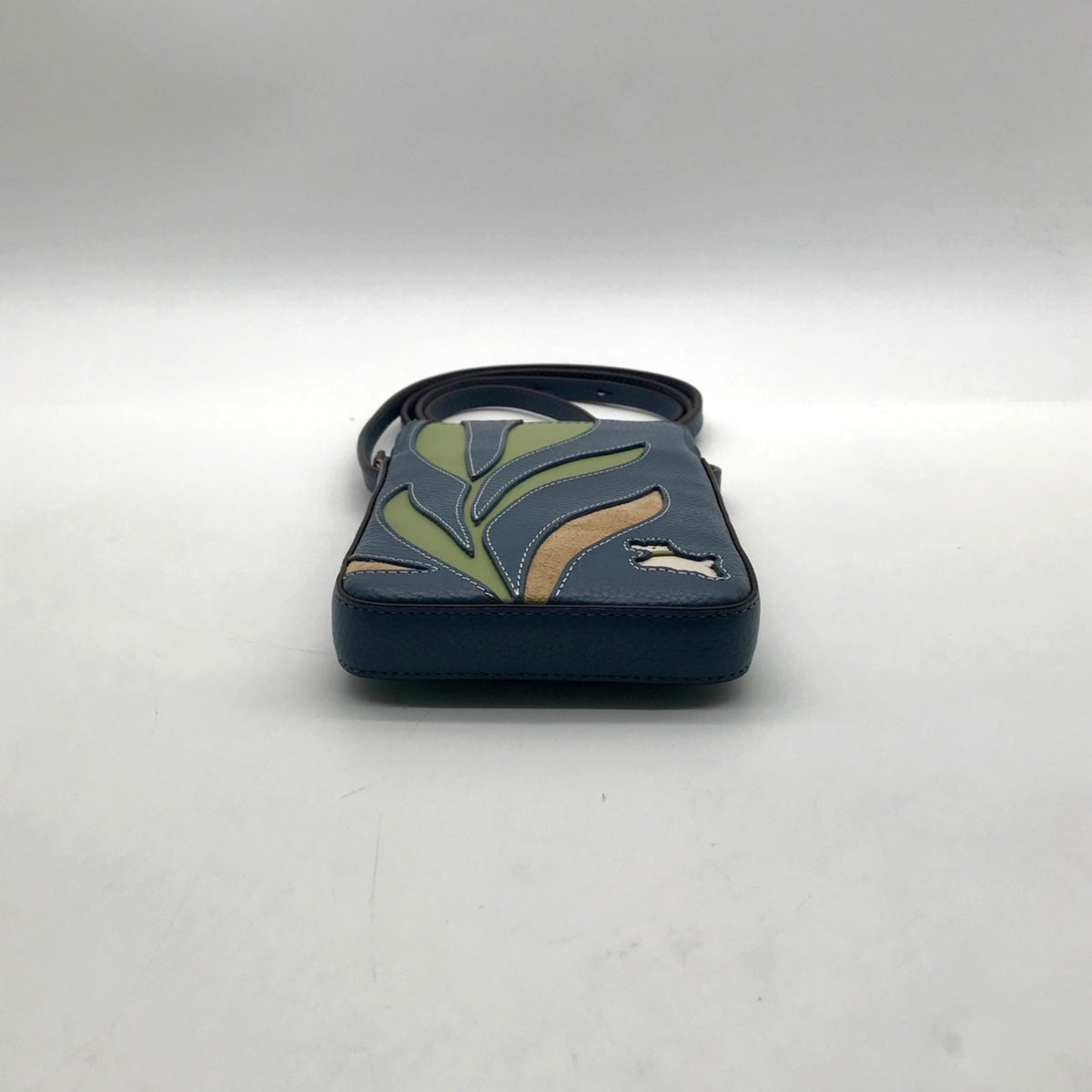 Radley London Blue Leather Among The Trees Crossbody bag
