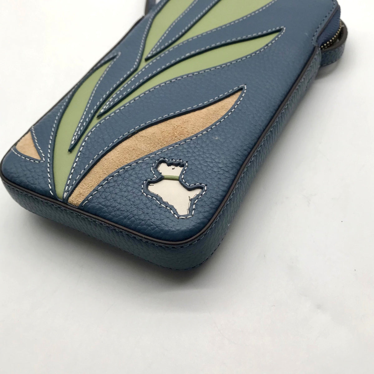 Radley London Blue Leather Among The Trees Crossbody bag