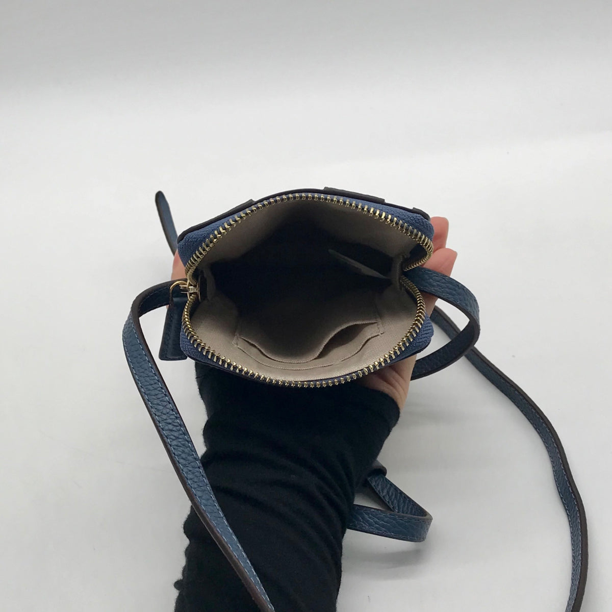Radley London Blue Leather Among The Trees Crossbody bag