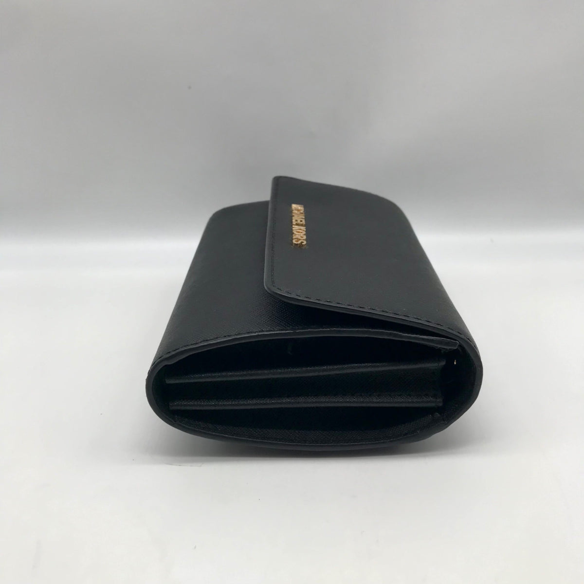 Michael Kors Black Saffiano Leather Jet Set Smartphone Crossbody