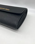 Michael Kors Black Saffiano Leather Jet Set Smartphone Crossbody
