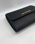 Michael Kors Black Saffiano Leather Jet Set Smartphone Crossbody