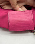 Coach Khaki And Pink Horse & Carriage Canvas Tote F14482