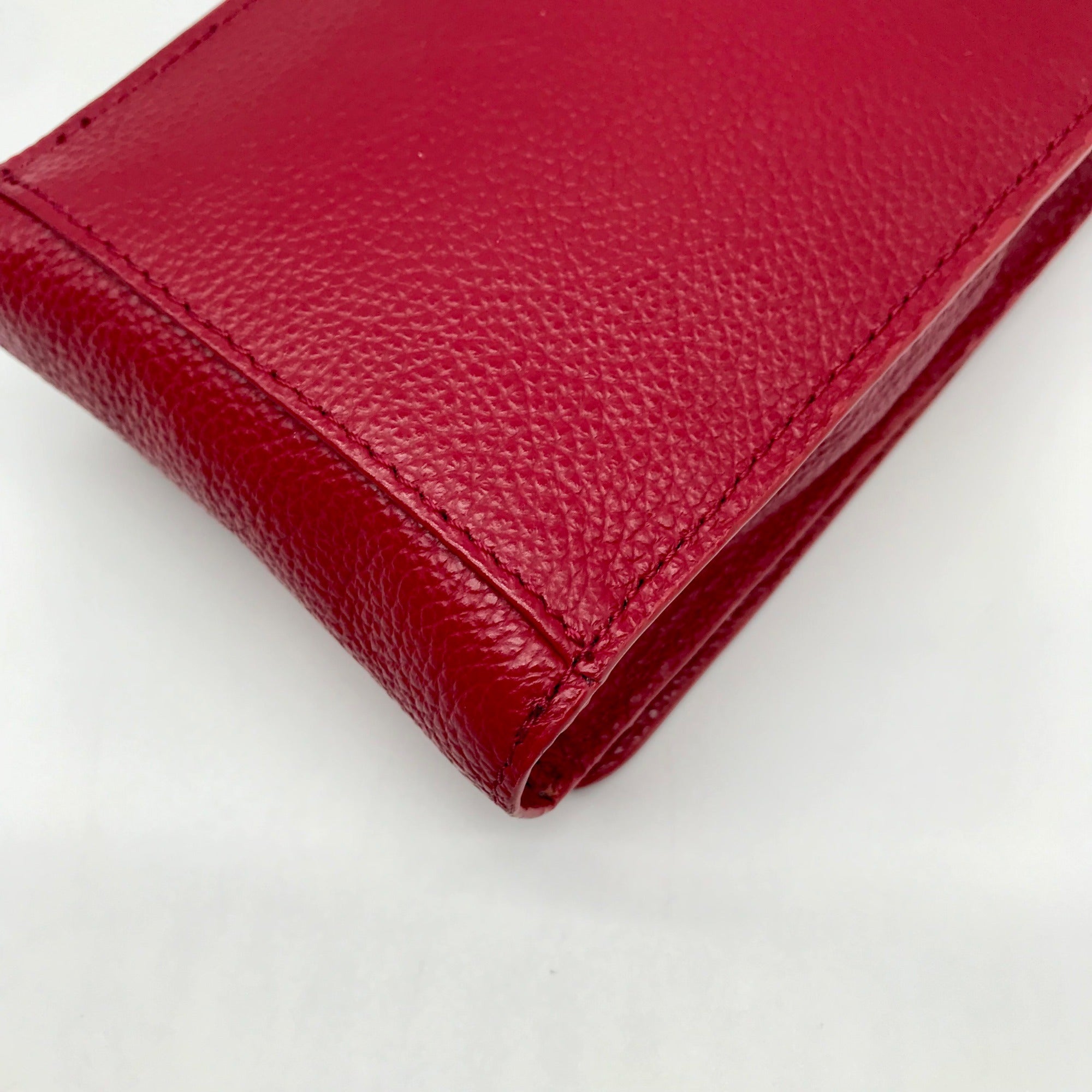 Brighton Red  Pebbled Leather Pretty Tough Rox Phone Organizer