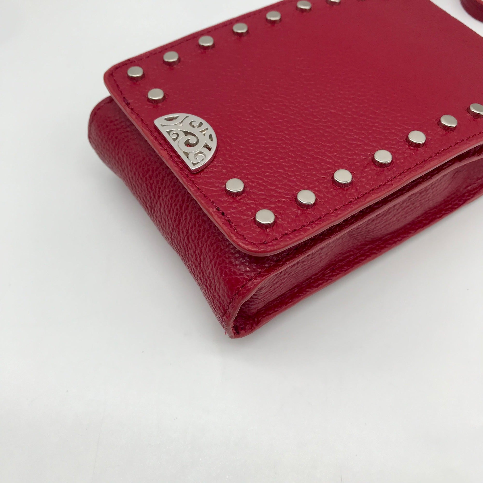 Brighton Red  Pebbled Leather Pretty Tough Rox Phone Organizer