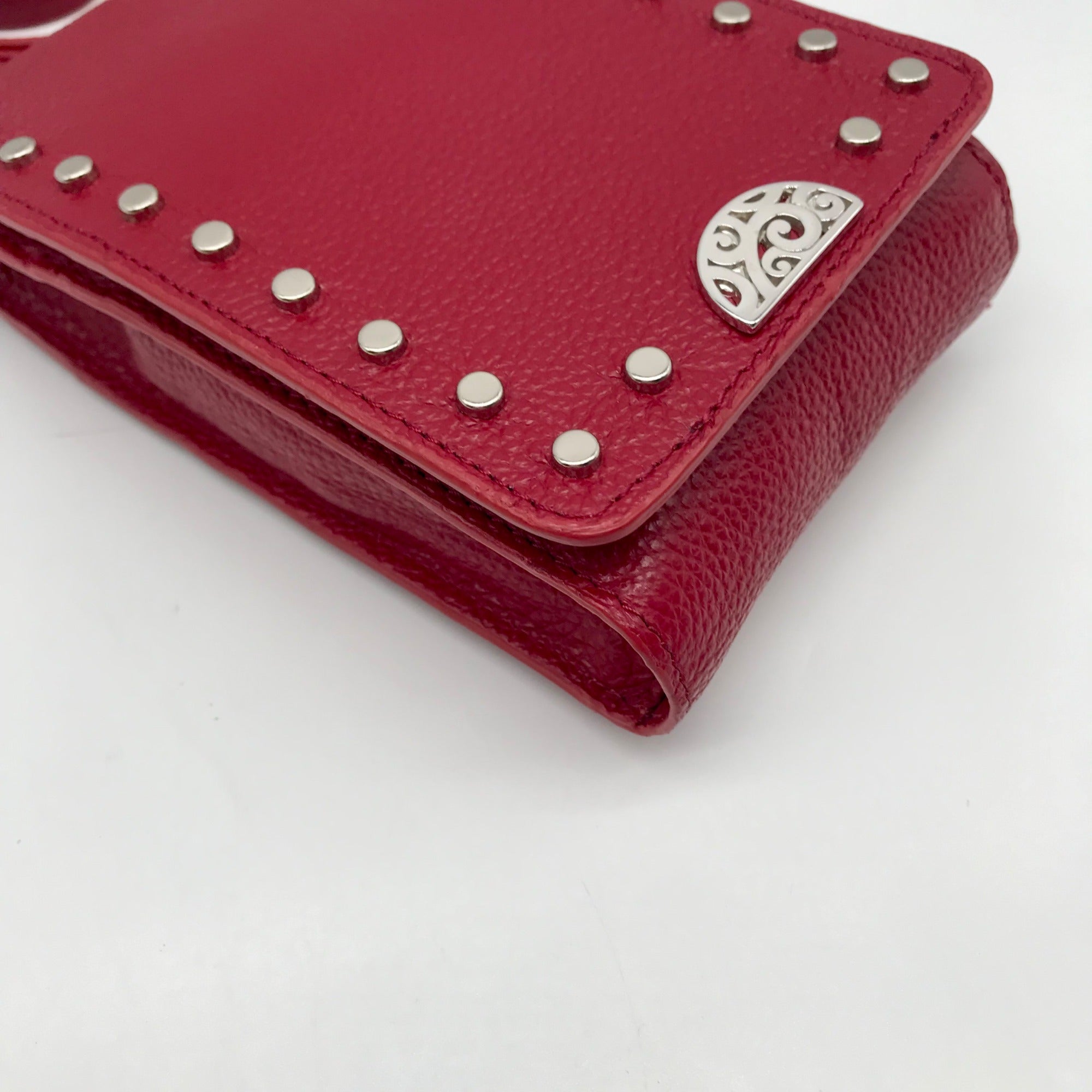 Brighton Red  Pebbled Leather Pretty Tough Rox Phone Organizer