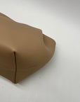 La Portegna Taupe Leather Marta Wristlet