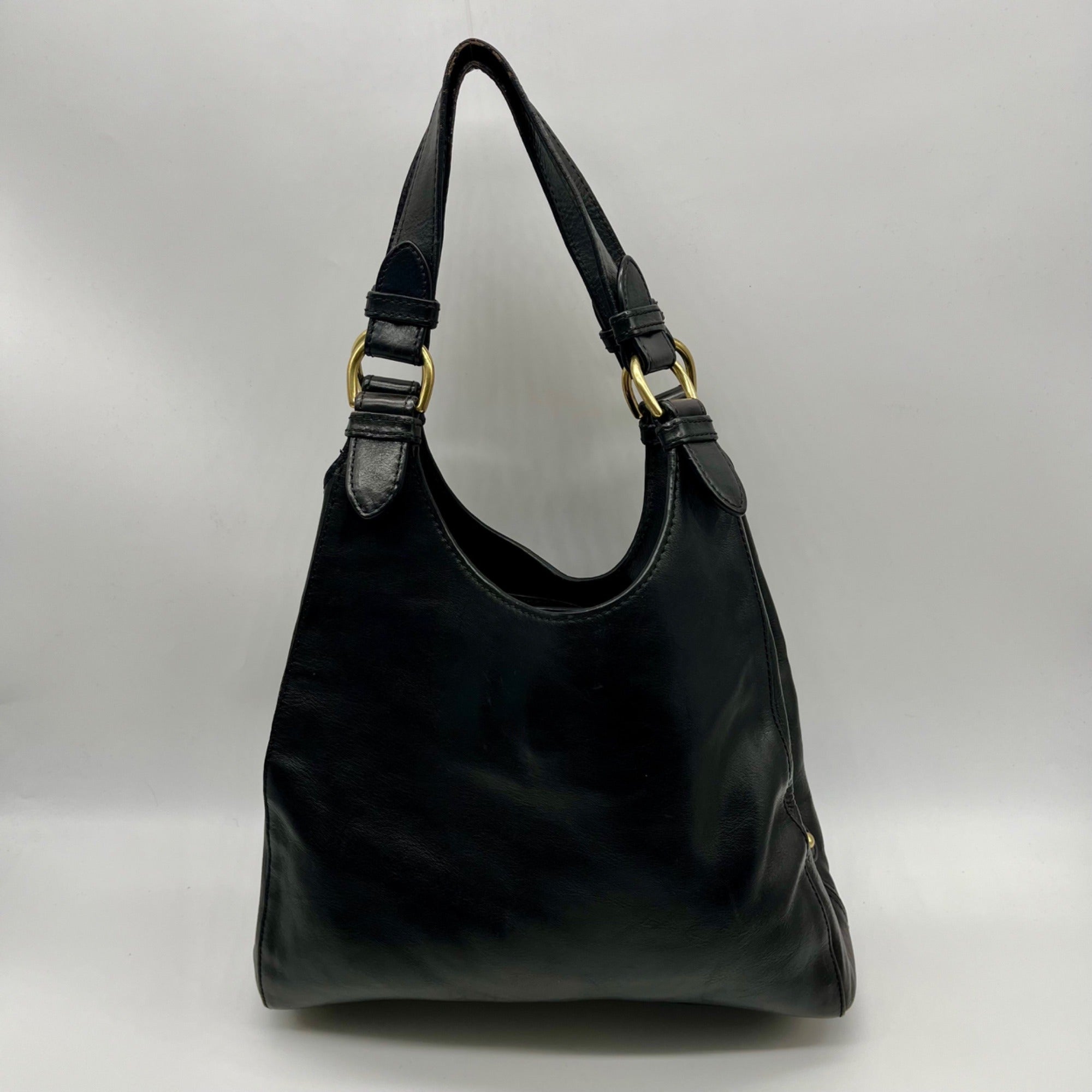 Banana Republic Black Leather Shoulder Bag