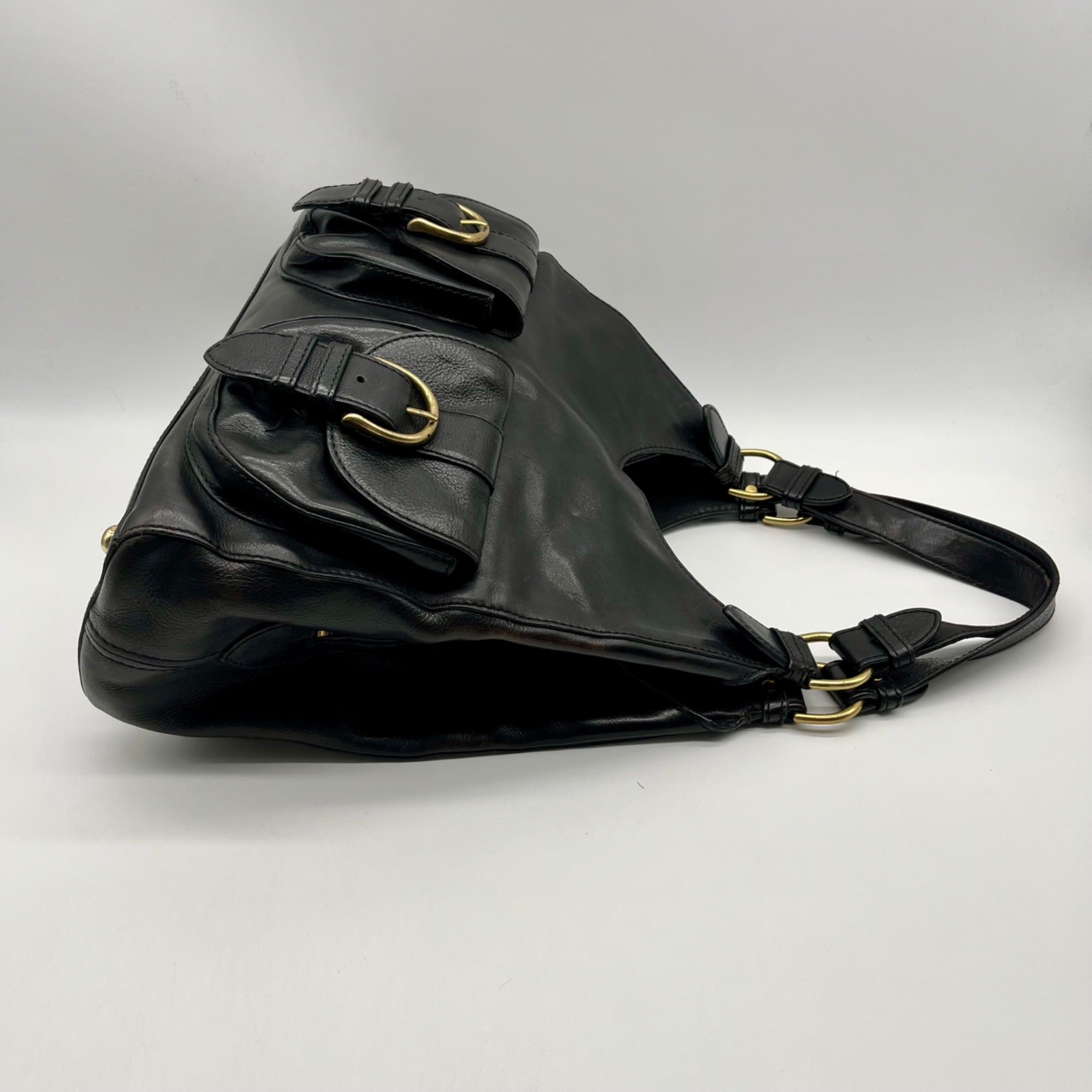 Banana Republic Black Leather Shoulder Bag