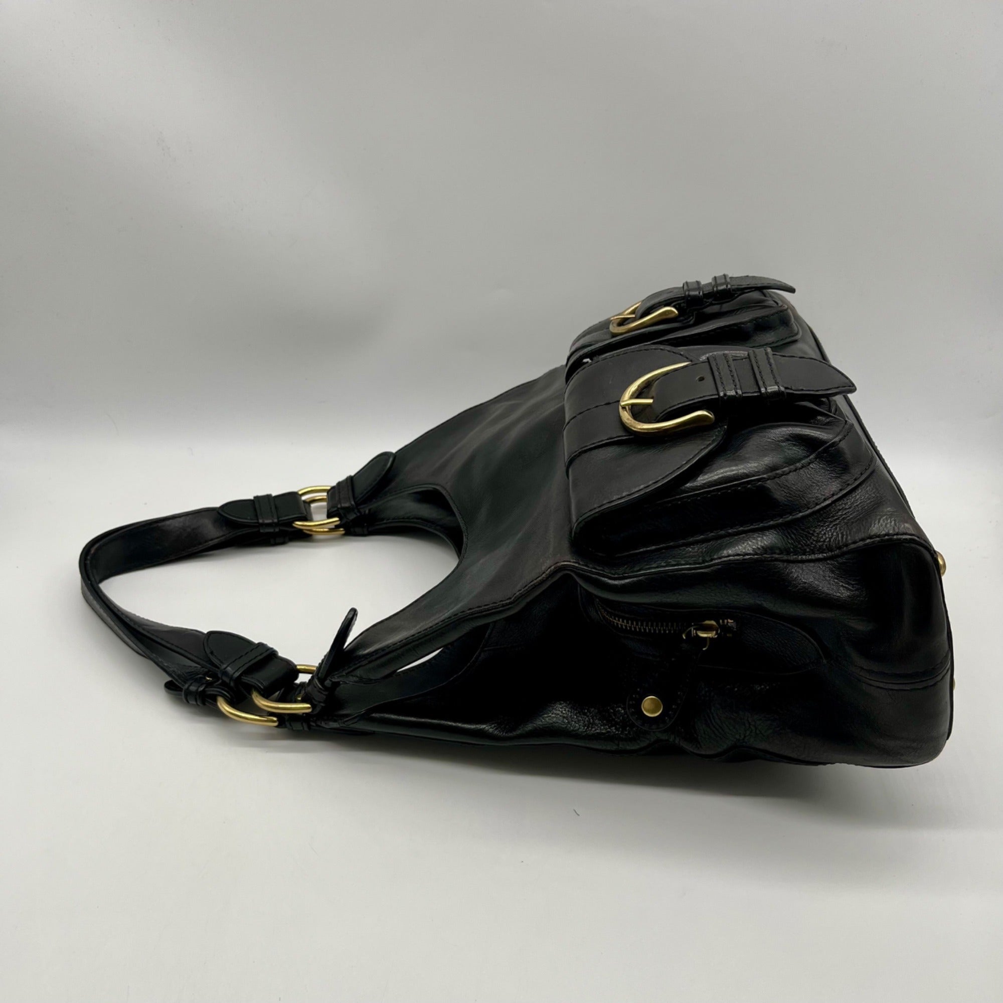 Banana Republic Black Leather Shoulder Bag