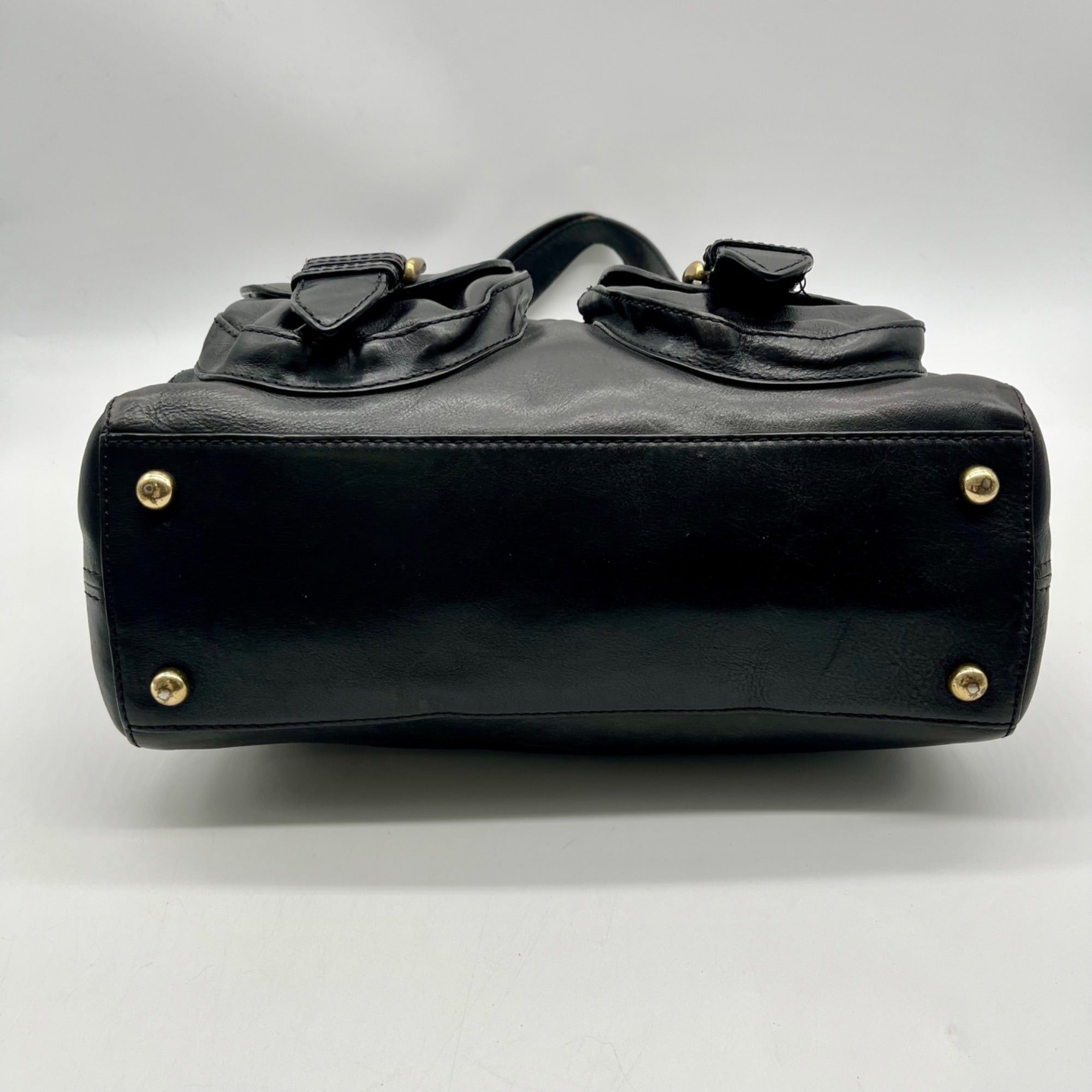 Banana Republic Black Leather Shoulder Bag
