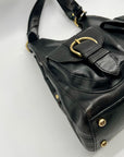 Banana Republic Black Leather Shoulder Bag