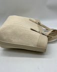 MMS Beige Woven Raffia Shoulder Bag