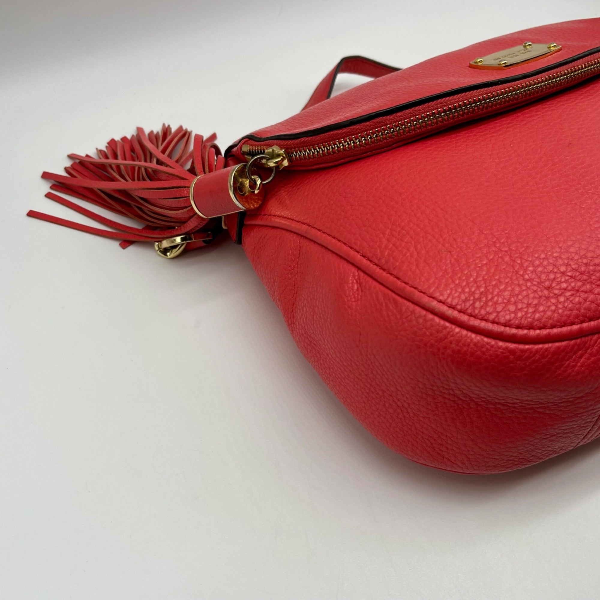 Kate Spade Coral Pebbled Leather Crossbody Bag