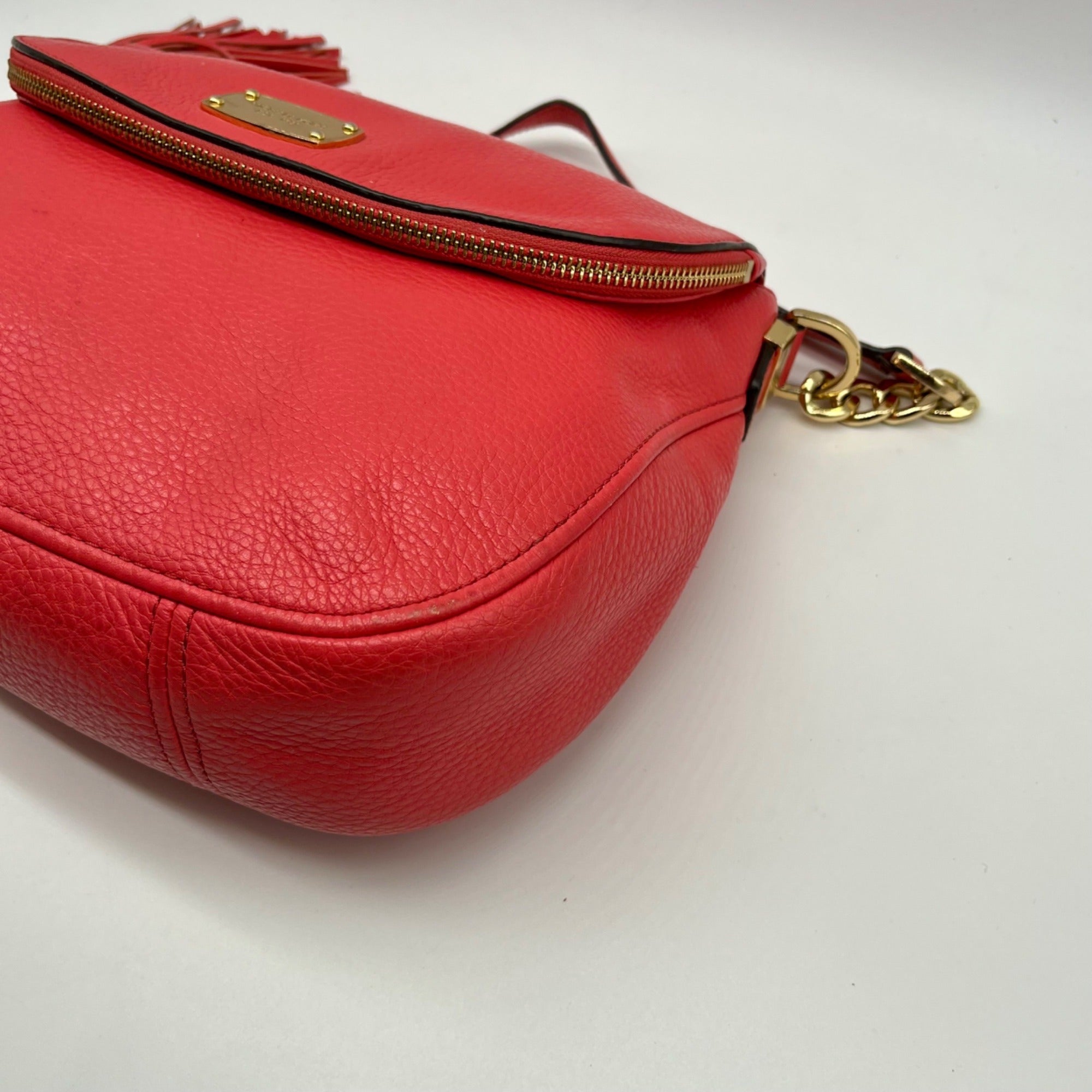 Kate Spade Coral Pebbled Leather Crossbody Bag