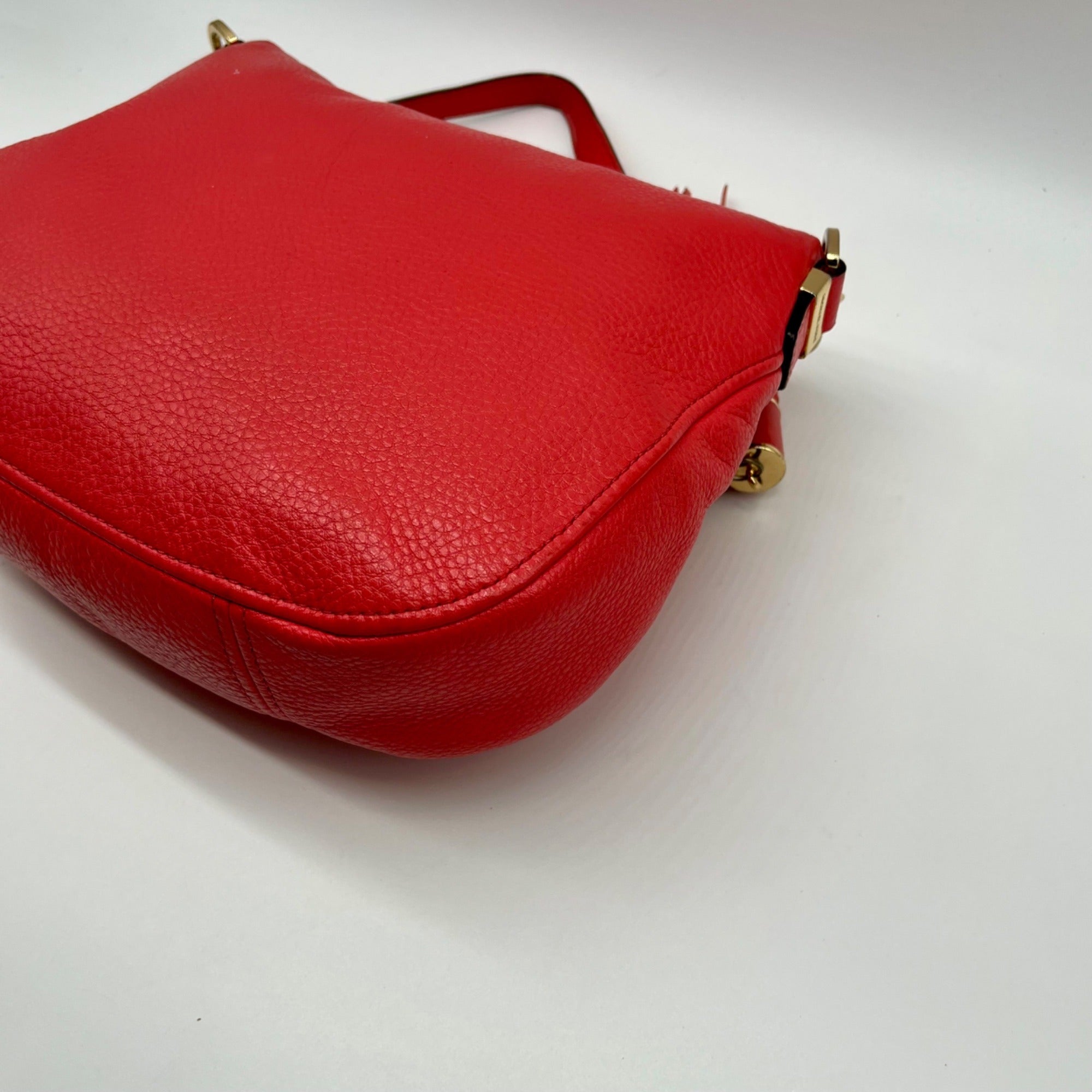 Kate Spade Coral Pebbled Leather Crossbody Bag