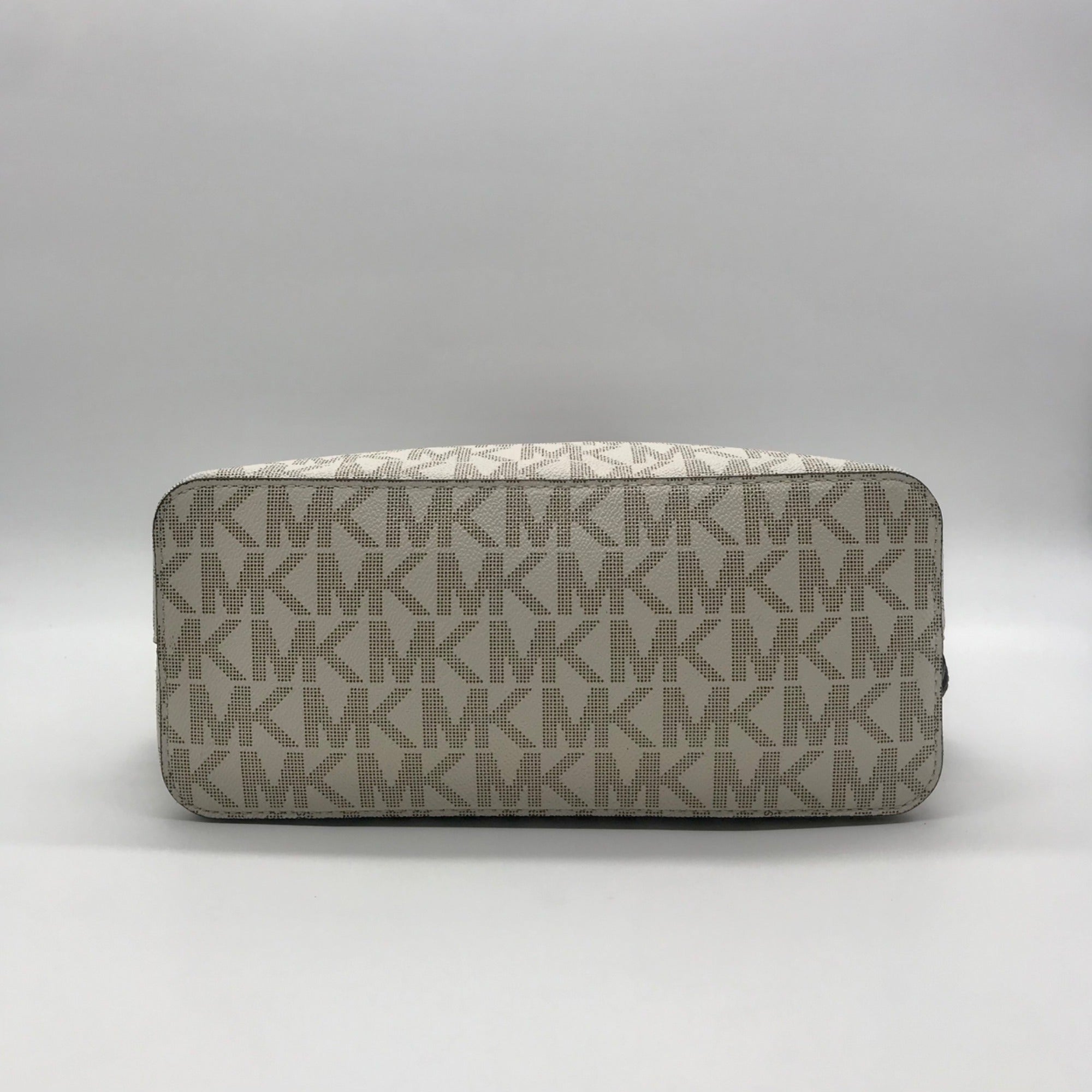 Michael Kors Cream Coated Canvas Cindy Signature Backpack
