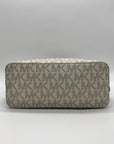 Michael Kors Cream Coated Canvas Cindy Signature Backpack
