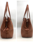 Kate Spade Larchmont Avenue Evangelie Warm Gingerbread Pebbled Leather Laptop Tote