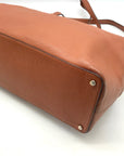 Kate Spade Larchmont Avenue Evangelie Warm Gingerbread Pebbled Leather Laptop Tote