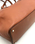 Kate Spade Larchmont Avenue Evangelie Warm Gingerbread Pebbled Leather Laptop Tote