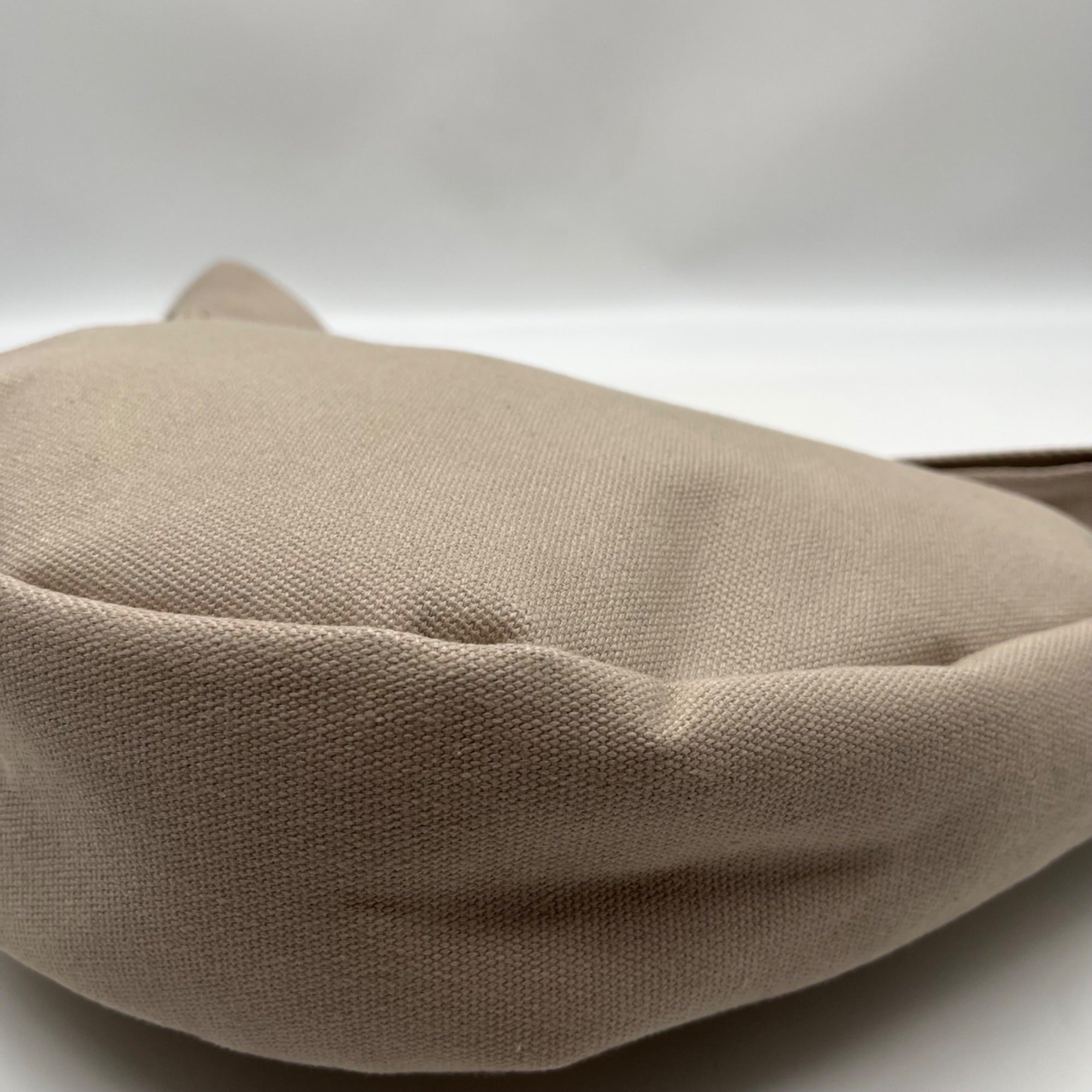 July Beige Canvas Crescent Everyday Crossbody Bag