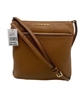 Michael Kors Small Flat Crossbody Acorn Pebbled Leather