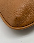 Michael Kors Small Flat Crossbody Acorn Pebbled Leather