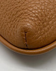 Michael Kors Small Flat Crossbody Acorn Pebbled Leather