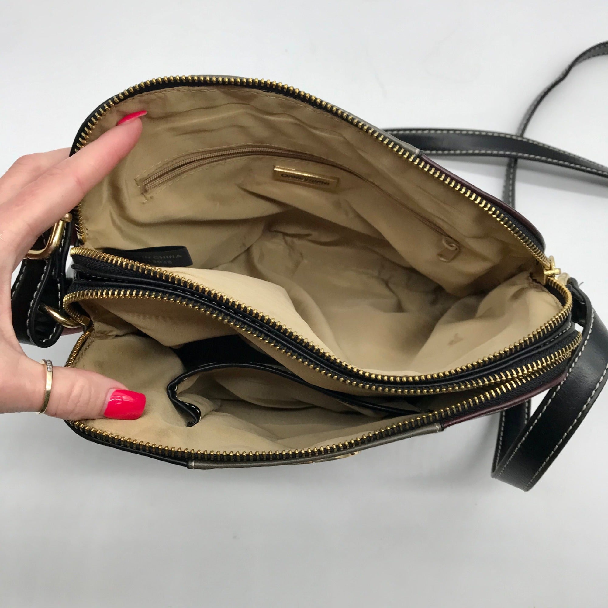 Giani Bernini Tri-Color Crossbody Bag