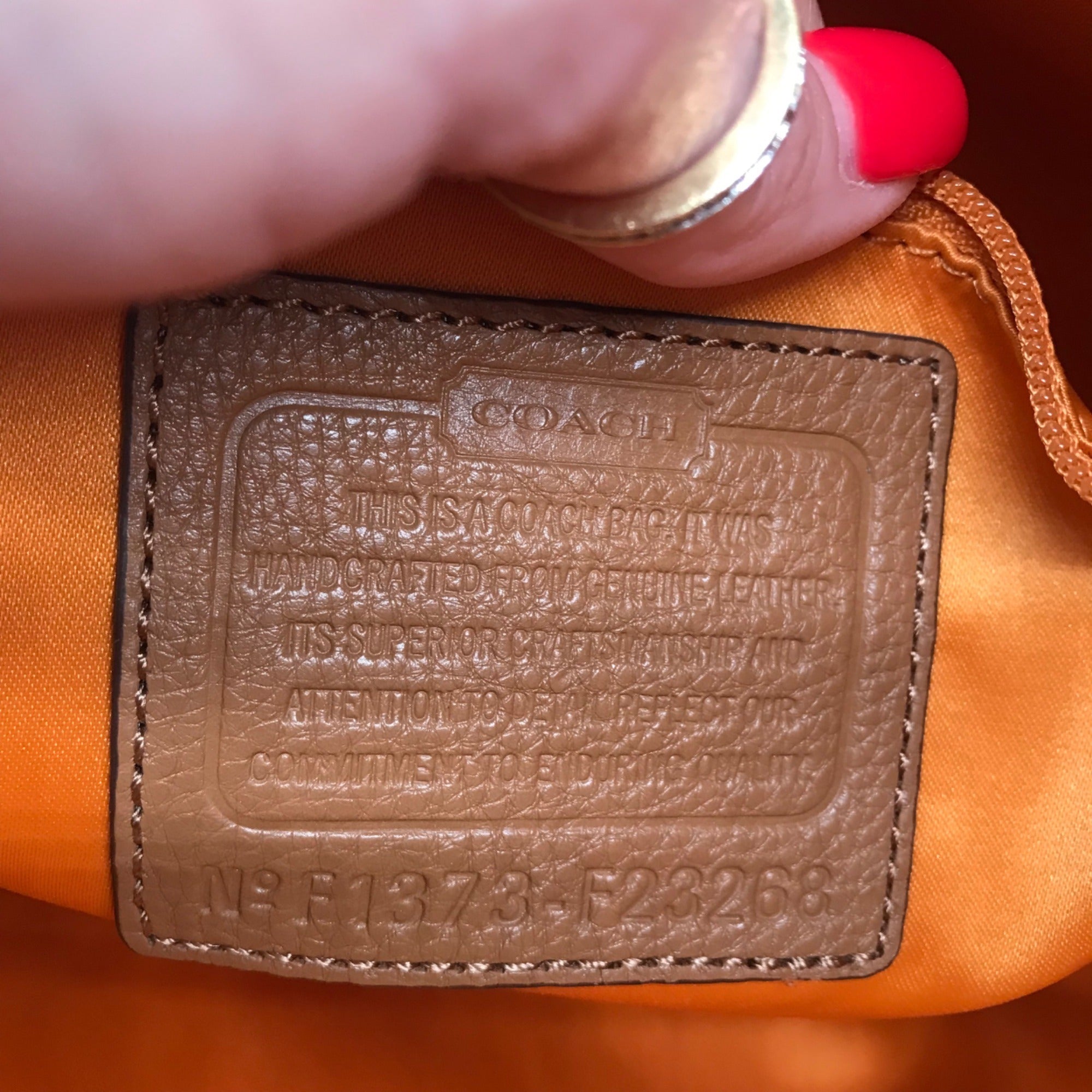 Coach Brown Leather Convertible Shoulder Bag F23268