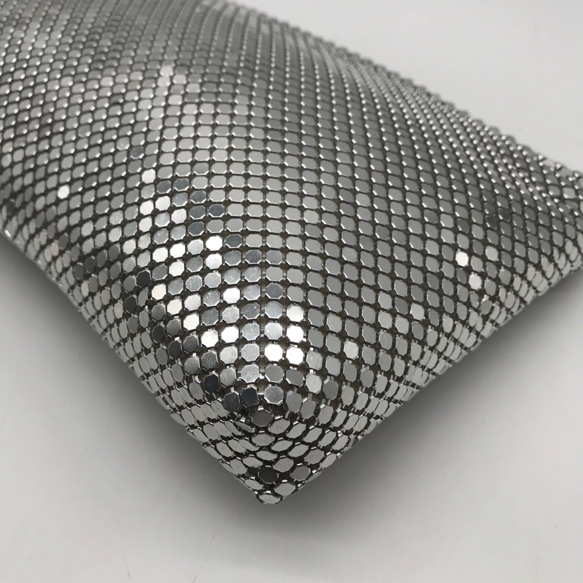 Whiting &amp; Davis Silver Sequined Wallet