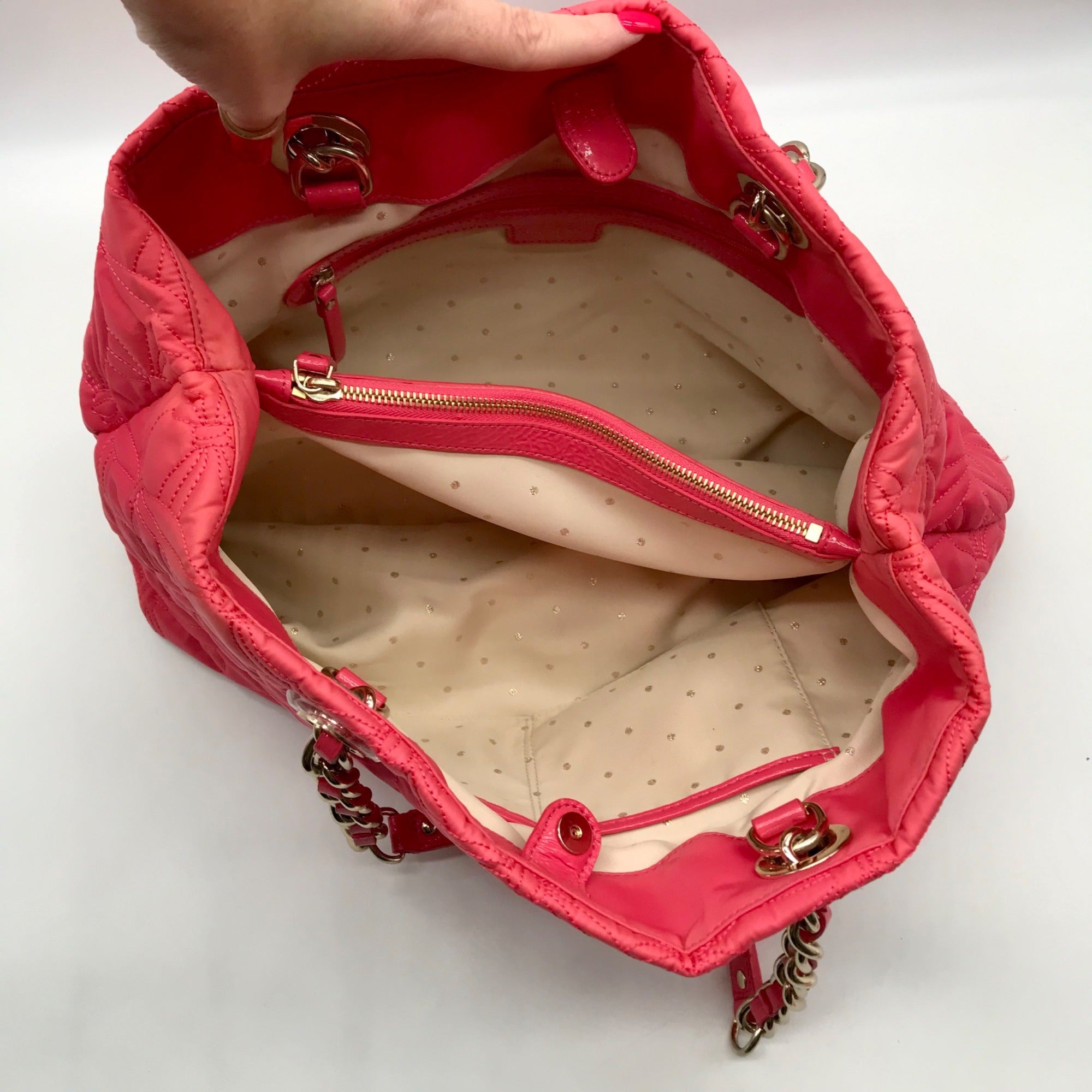 Kate Spade Pink Nylon Marivaux Maryanne Shoulder Bag