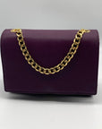 Vince Camuto Berry Wine Saffiano Leather Reni Crossbody