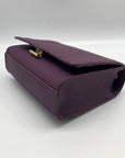 Vince Camuto Berry Wine Saffiano Leather Reni Crossbody