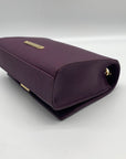 Vince Camuto Berry Wine Saffiano Leather Reni Crossbody