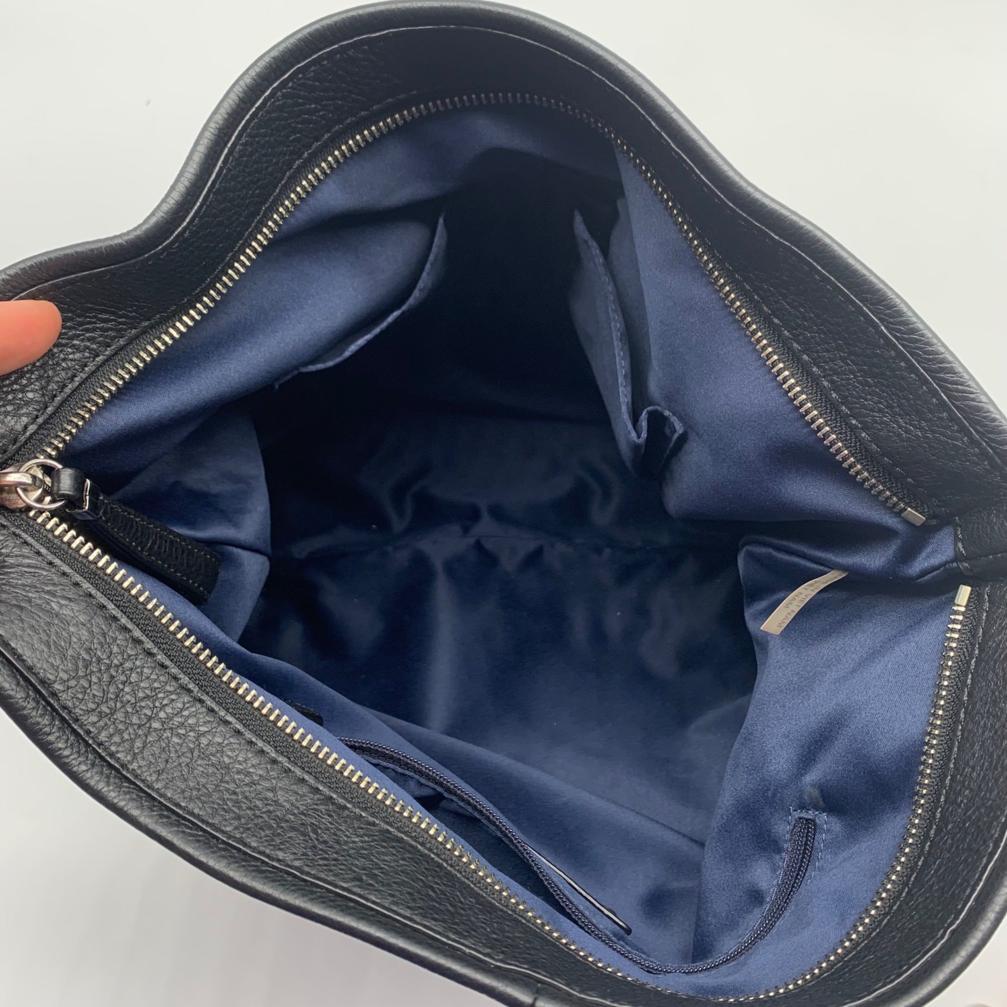 Coach Black Leather Madison Hobo Bag 27858
