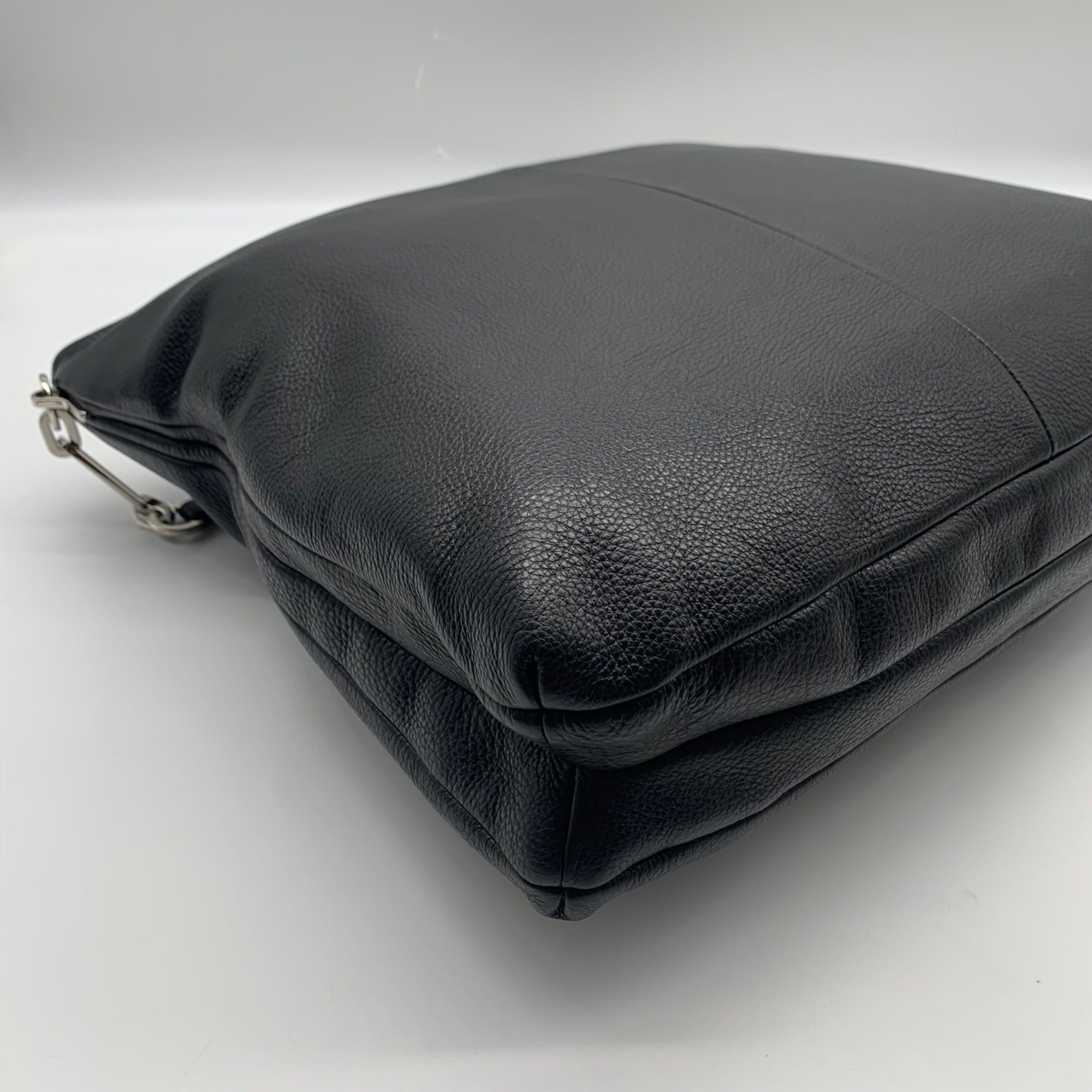 Coach Black Leather Madison Hobo Bag 27858