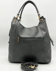 MKF Charcoal April Hobo Bag