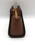 Michael Kors Brown Leather Mini Selma Crossbody Bag