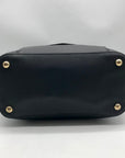 Michael Kors Black Saffiano Leather Jet Set Multi-Function Pocket Tote Bag